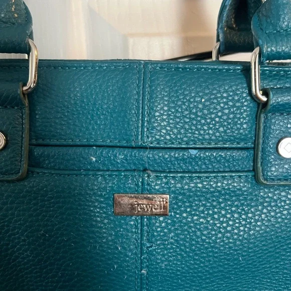 Thirty-One Teal fo leather jewel purse - Picture 3 of 3
